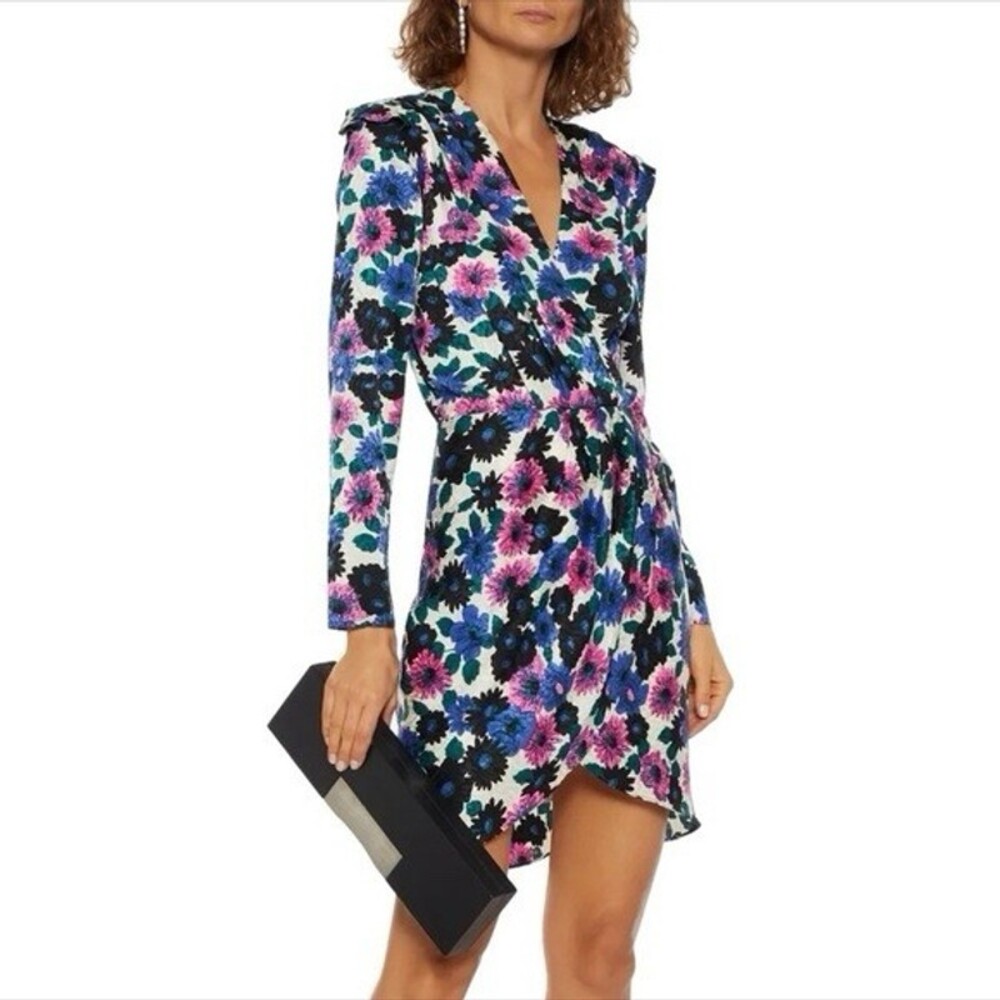 VERONICA BEARD Burma Floral Mini Dress